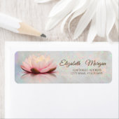 Elegant Glamoureus Lotus Opal Holographic Etiket (Insitu)