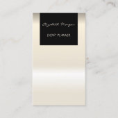 Elegant Glamoureus Modern Chic Visitekaartje (Voorkant)