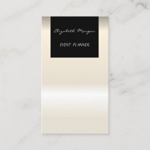 Elegant Glamoureus Modern Chic Visitekaartje