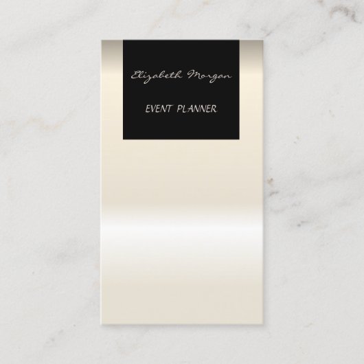 Elegant Glamoureus Modern Chic Visitekaartje