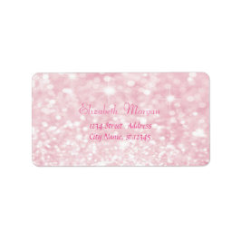 Elegant Glamoureus Pink Glittery, Bokeh Etiket