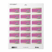 Elegant Glamoureus Stijlvol Romantisch, Bloem Etiket (Full Sheet)