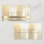 Elegant, Glamoureus Stripes, Luminous, Diamonds Visitekaartje (Voorkant / Achterkant)