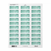 Elegant Glamoureuze Bokeh Adres Elegant Etiket (Full Sheet)