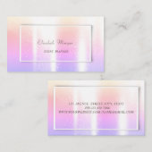 Elegant Glamoureuze Faux Gold Visitekaartje (Voorkant / Achterkant)