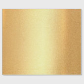 Elegant Glamoureuze Gift Supplies Gold Kijk glanze Cadeaupapier (Vlak)