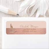 Elegant Glamoureuze Hiel, adreslabel Etiket (Insitu)