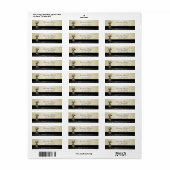 Elegant Glamoureuze Whimsical Kat Adreslabel- Etiket (Full Sheet)