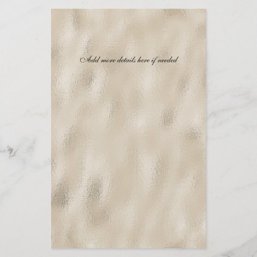 Elegant Glanzend Goud Lijst met Pampasgras (Achterkant)