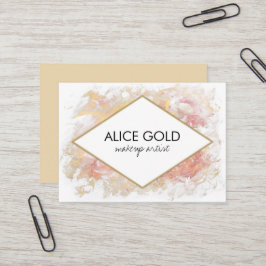 Elegant glanzend schilderij visitekaartje