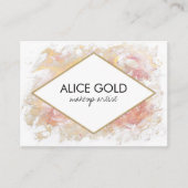 Elegant glanzend schilderij visitekaartje (Voorkant)