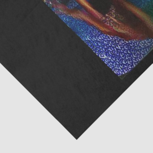 Elegant glanzend uniek Roos Art Dream Tissuepapier (Detail)