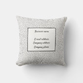 Elegant Glas in lood leder Kussen (Voorkant)