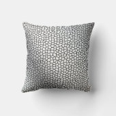 Elegant Glas in lood leder Kussen (Achterkant)