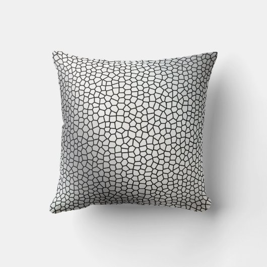 Elegant Glas in lood leder Kussen (Achterkant)