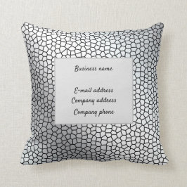 Elegant Glas in lood leder Kussen