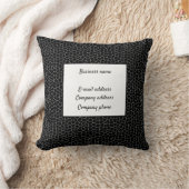 Elegant Glas in lood leder Kussen (Deken)