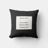 Elegant Glas in lood leder Kussen (Voorkant)