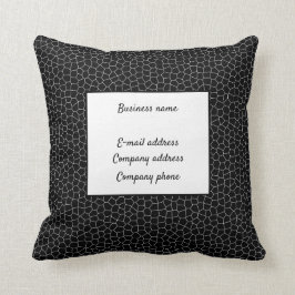 Elegant Glas in lood leder Kussen