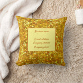 Elegant Glas in lood leder Kussen (Deken)