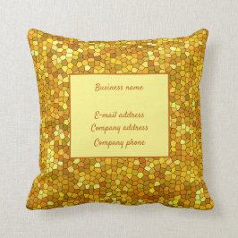 Elegant Glas in lood leder Kussen