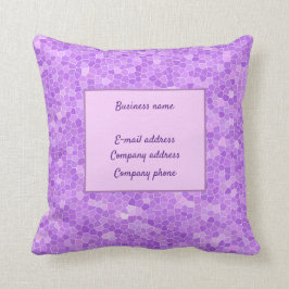 Elegant Glas in lood leder Kussen