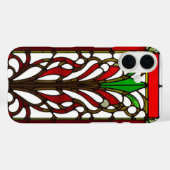 Elegant Glas-in-lood Paneel Case-Mate iPhone Case (Achterkant (horizontaal))