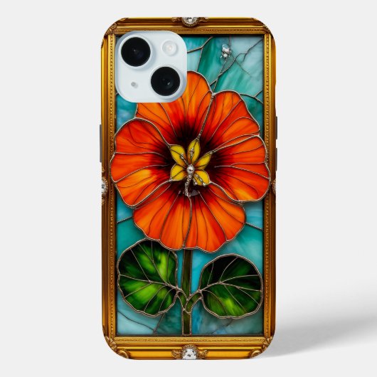 Elegant glas-in-loodkunstwerk Case-Mate iPhone case (Achterkant)