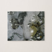 Elegant Glass Balls op een Silver Pedestal Legpuzzel (Horizontaal)