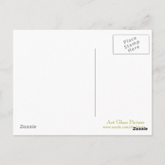 Elegant Glass Koi Fish Modern Fine Art Briefkaart (Achterkant)