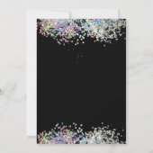 Elegant Gliter Afstuderen Klasse 2022 Kaart (Achterkant)