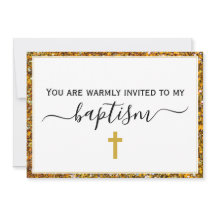 Elegant Glitter ADULT BAPTISM