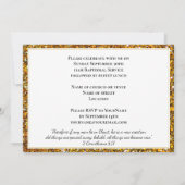 Elegant Glitter ADULT BAPTISM Kaart (Achterkant)