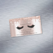 Elegant Glitter bestuurt faux-as, Makeup-artiest Magnetisch Visitekaartje (Voorbeeld)