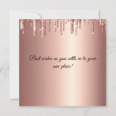 Elegant Glitter bestuurt nieuwe Kaart voor huisver (Achterkant)