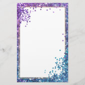 Elegant glitter briefpapier (Voorkant)
