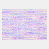 Elegant Glitter Confetti Holographic Trendy Girly Inpakpapier Vel (Voorkant 2)