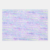 Elegant Glitter Confetti Holographic Trendy Girly Inpakpapier Vel (Voorkant)