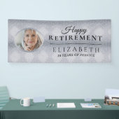 Elegant Glitter Custom Photo Retirement Party Bang Spandoek (Beurs)