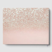 Elegant Glitter Dress Bokeh Ombre, Sweet 16 Gastenboek (Achterkant)
