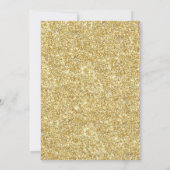 Elegant Glitter Dress | Vijftig jaar en feestdag Kaart (Achterkant)