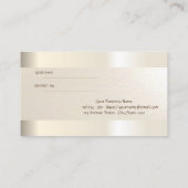 Elegant Glitter Drivers Referral-Kaart Aanbevelingskaartje (Achterkant)