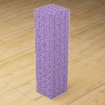 Elegant Glitter Encrusted Paarse Diamonds Pattern Wijn<br><div class="desc">Elegant girly omgeven paarse diamanten glitter naadloos patroon. Er zijn weinig kleuren beschikbaar,  maar elke kleur kan worden aangevraagd per e-mail.</div>