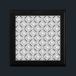 Elegant Glitter Encrusted White Diamonds Pattern Cadeaudoosje<br><div class="desc">Elegant girly omwoelde witte diamanten glitter naadloos patroon. Er zijn weinig kleuren beschikbaar,  maar elke kleur kan worden aangevraagd per e-mail.</div>