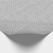 Elegant Glitter Encrusted White Diamonds Pattern Cadeaupapier (Hoek)