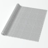 Elegant Glitter Encrusted White Diamonds Pattern Cadeaupapier (Uitgerold)