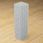 Elegant Glitter Encrusted White Diamonds Pattern Wijn<br><div class="desc">Elegant girly omwoelde witte diamanten glitter naadloos patroon. Er zijn weinig kleuren beschikbaar,  maar elke kleur kan worden aangevraagd per e-mail.</div>
