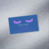 Elegant Glitter Faux Lashes, Makeup Artist Magnetisch Visitekaartje (Voorbeeld)