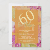 Elegant Glitter Gold Calligraphy Birthday Kaart (Voorkant)