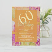 Elegant Glitter Gold Calligraphy Birthday Kaart (Staand voorkant)